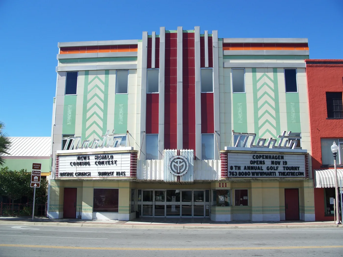 The Martin Theatre on Harrison Avenue in downtown Panama City.