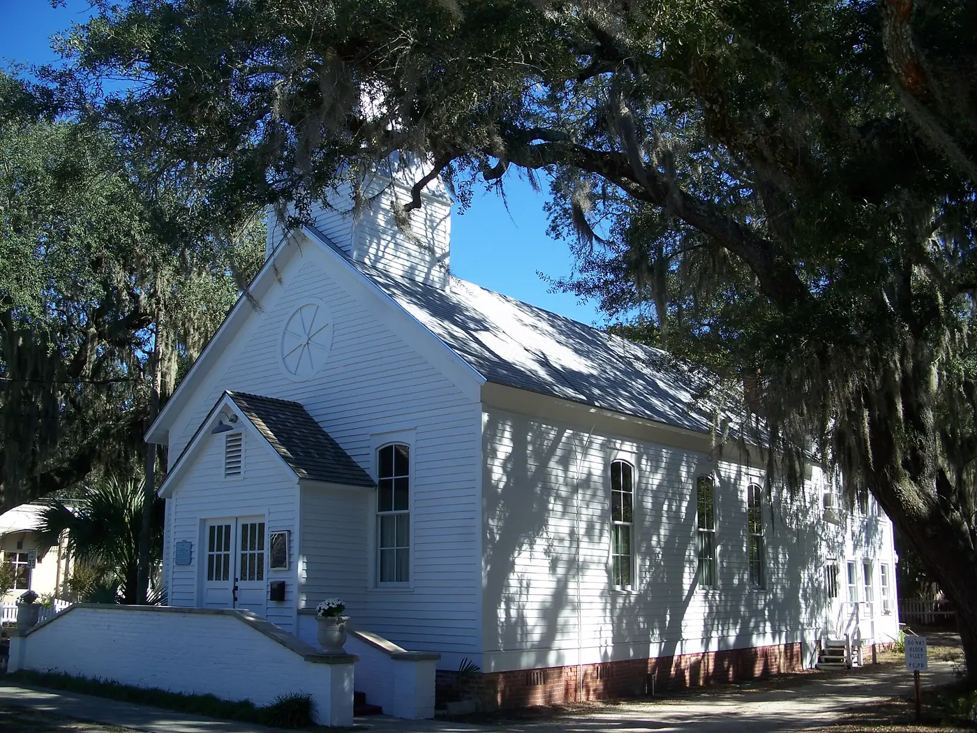 The old St. Andrews Methodist Episcopal Church in Panama City's St. Andrews neighborhood.