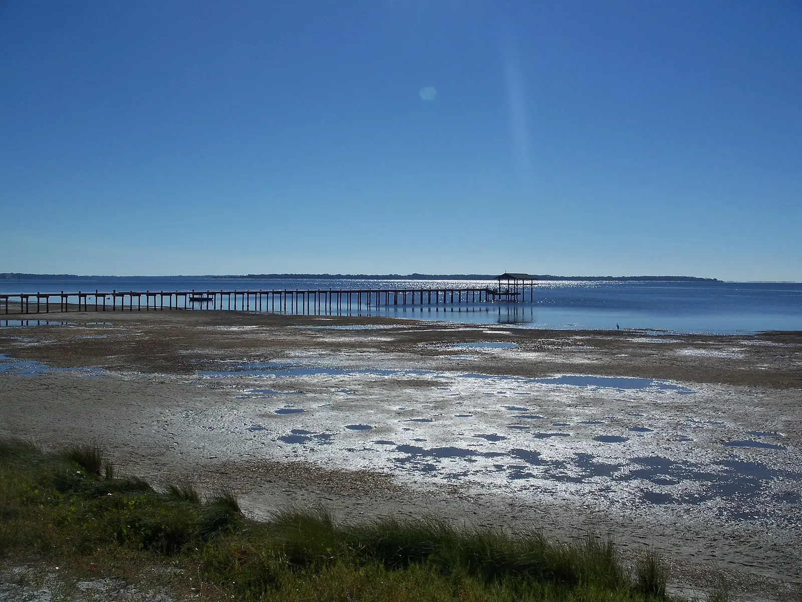 A pier on St. Andrews Bay in Panama City.