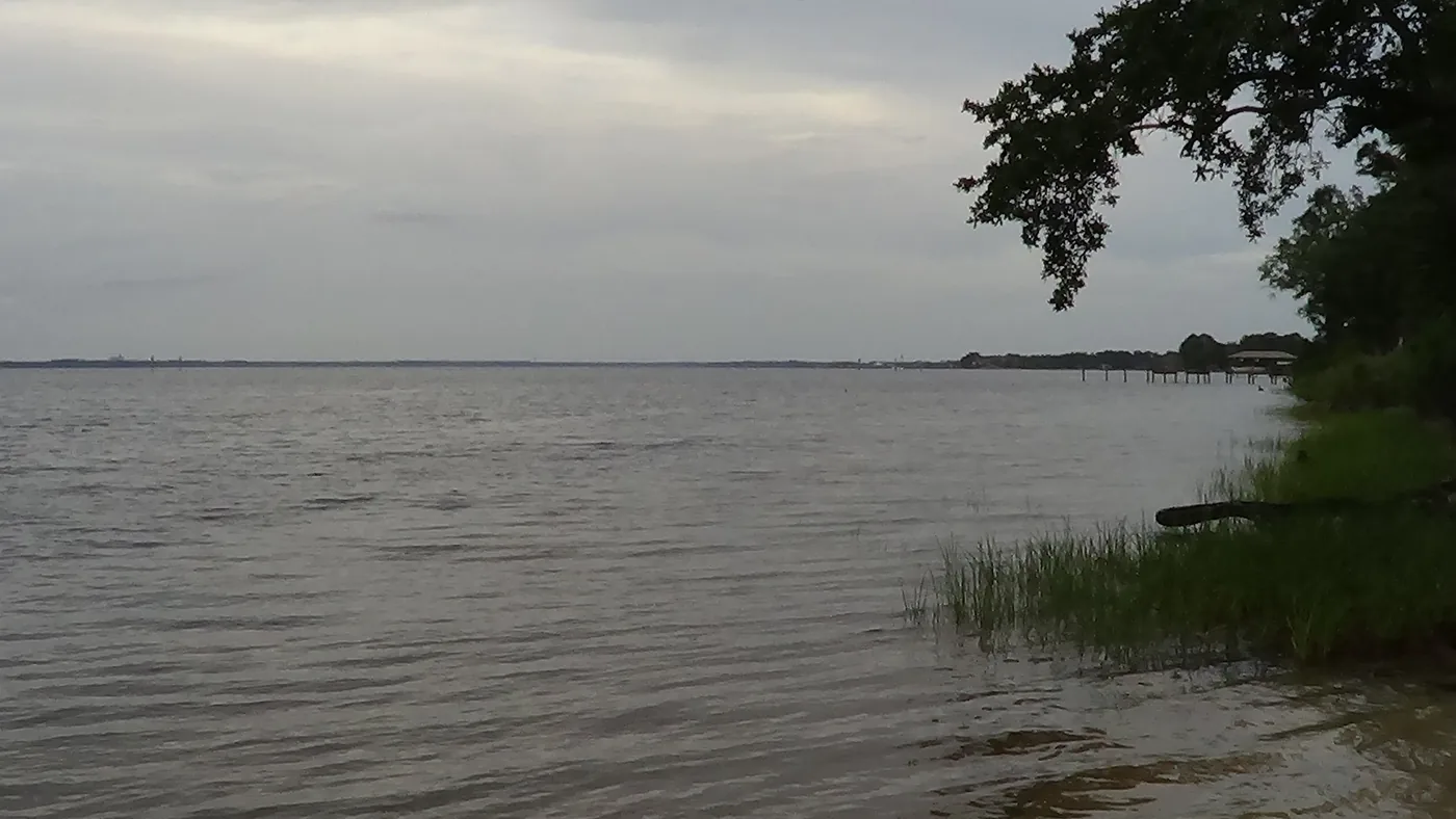 West Bay, part of the St. Andrew Bay system, from Panama City.