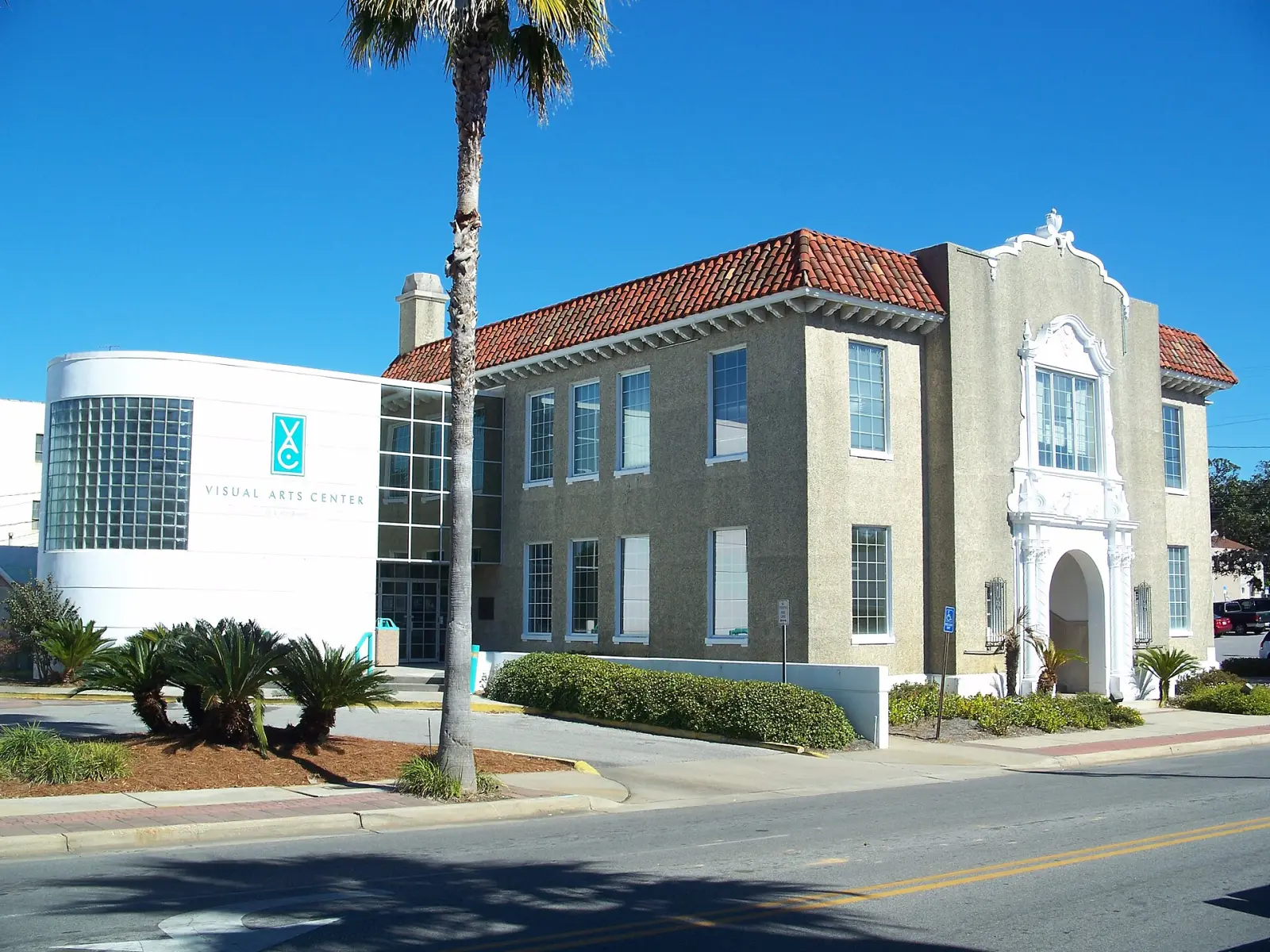 The historic building at 19 E. Fourth St., now the Panama City Center for the Arts and home base of FLLUXE, when it housed the Visual Arts Center.