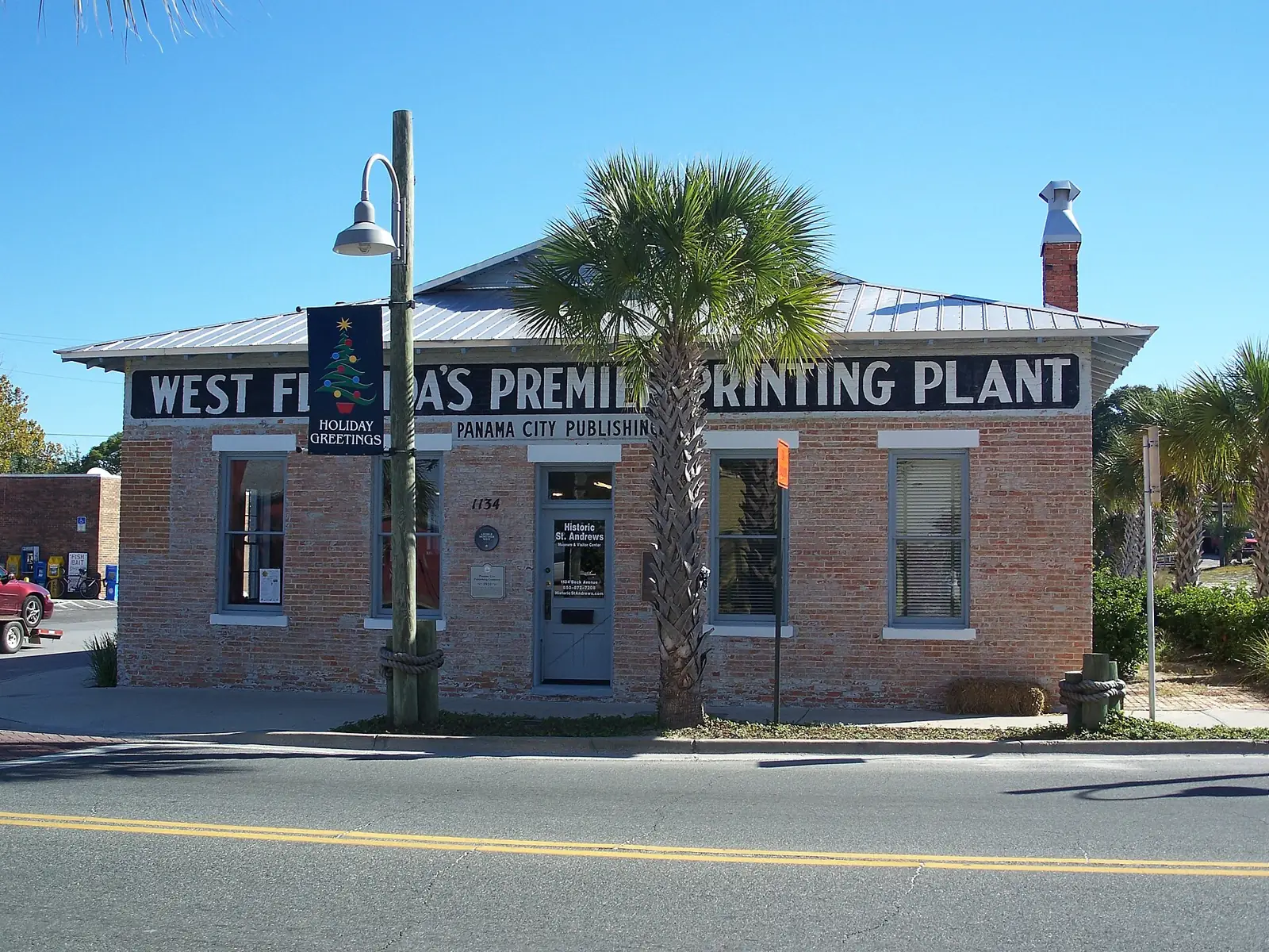 The Panama City Publishing Company building on Beck Avenue in Panama City.