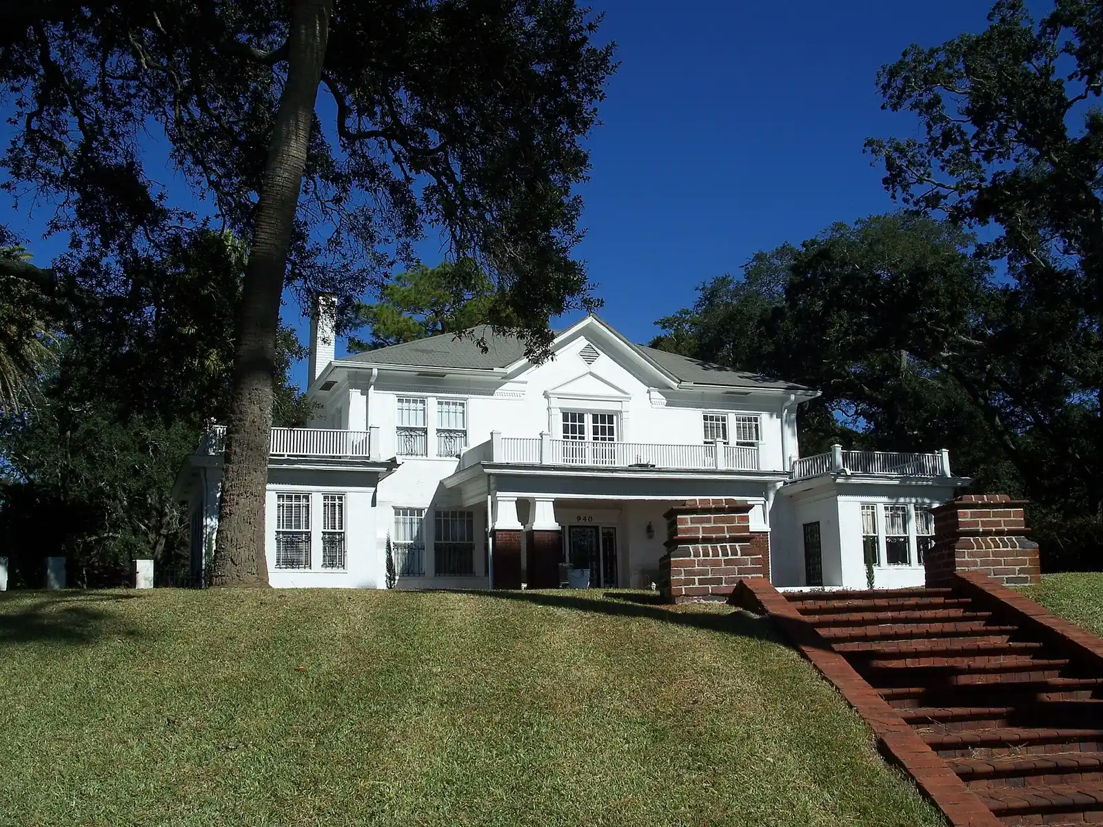 The A. A. Payne-John Christo Sr. House, listed on the National Register of Historic Places, in Panama City.