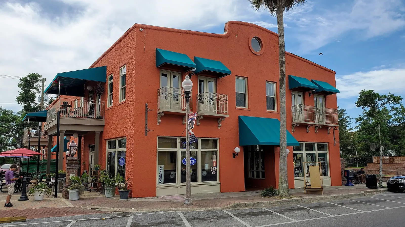 The Sherman Arcade, listed on the National Register of Historic Places, in downtown Panama City.