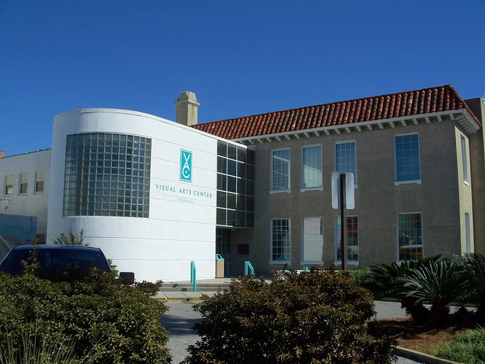 The historic building at 19 E. Fourth St., now the Panama City Center for the Arts and one of the festival's six venues, when it housed the Visual Arts Center.