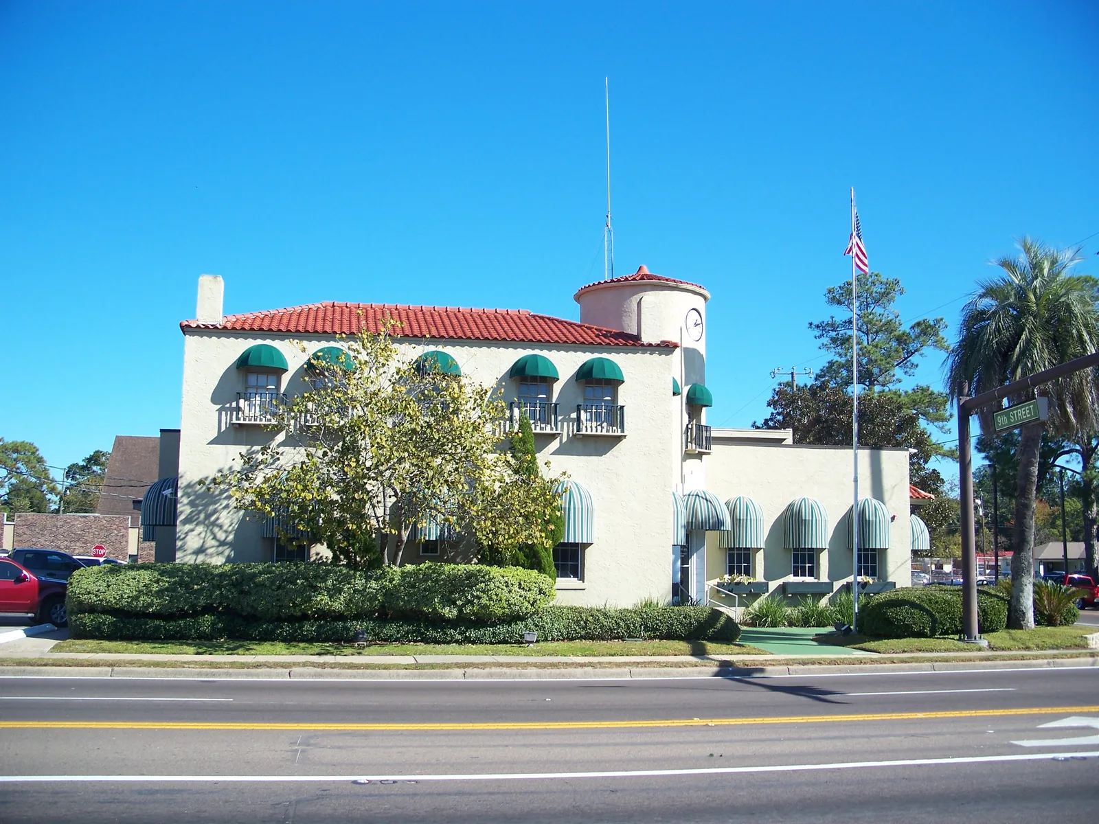 Lynn Haven City Hall, in the city where Mosley High School is located.